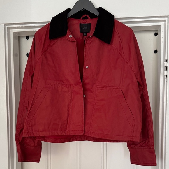 Zara Women's Cropped Field Jacket, NWT - Picture 1 of 11